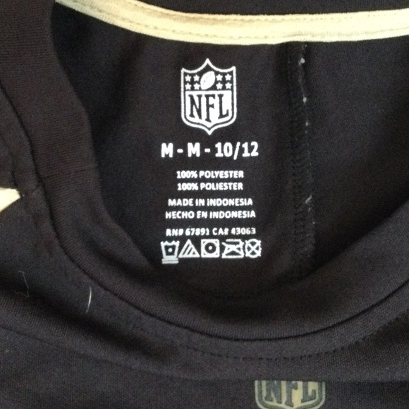 Youth NFL Saints Short Sleeve T-Shirt, Size Medium, 10/12 - Picture 5 of 5